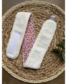 Bandeau de soin "Gouttes roses"