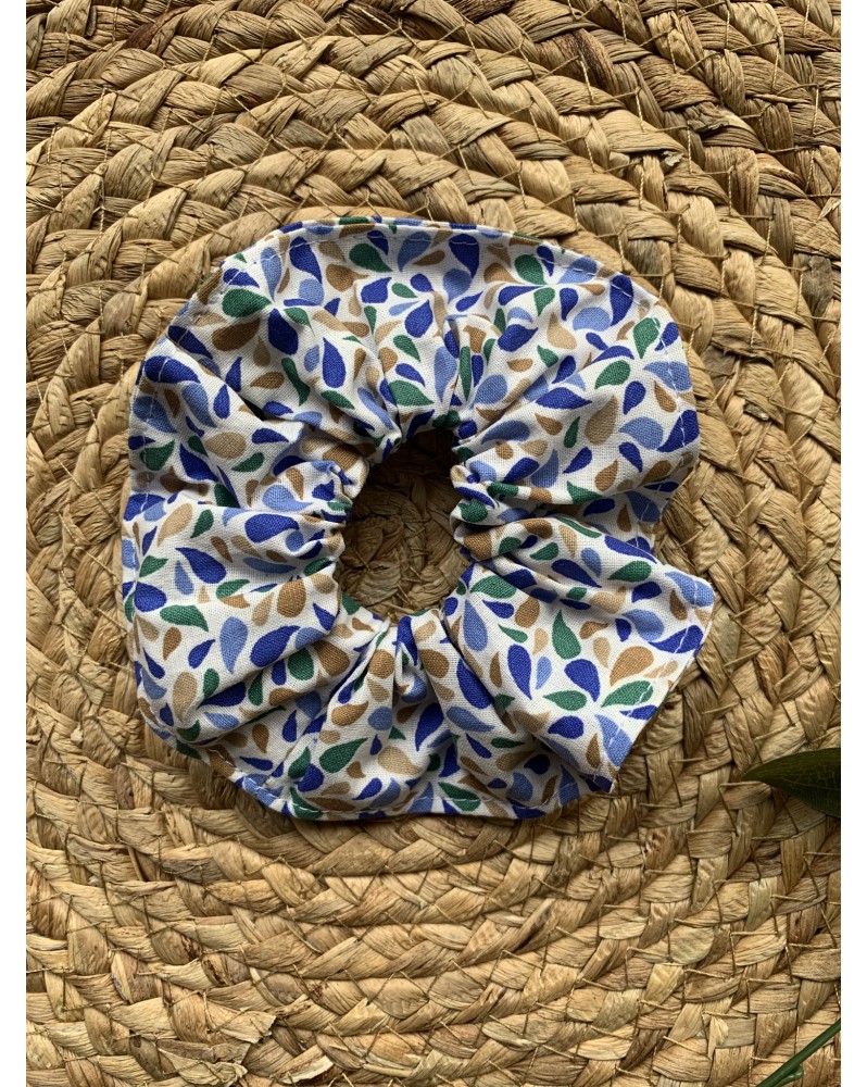 Chouchou "Gouttes bleues"