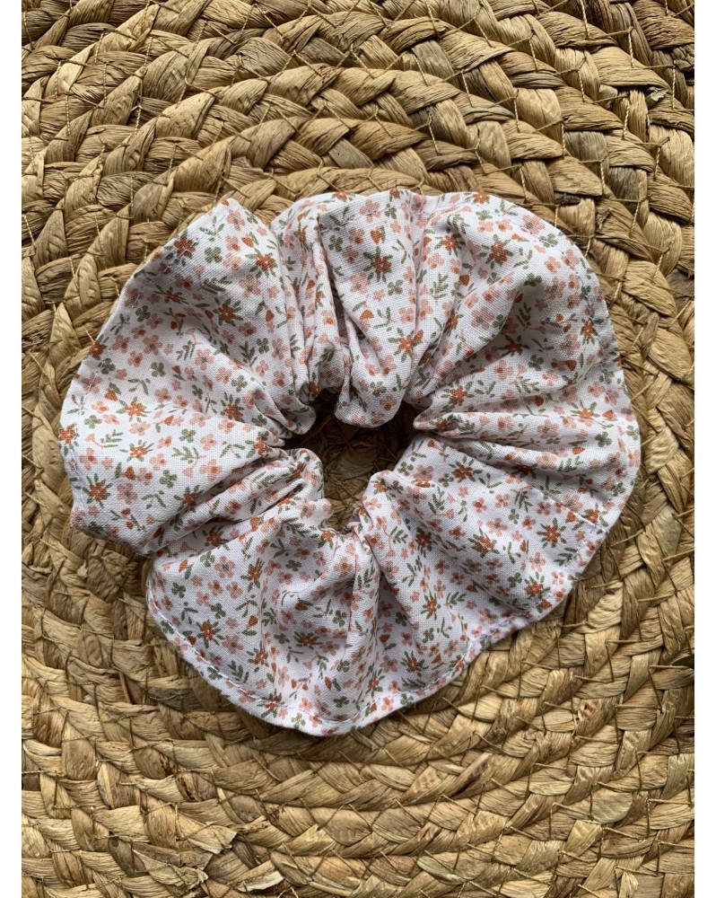 Chouchou "Petites fleurs roses"