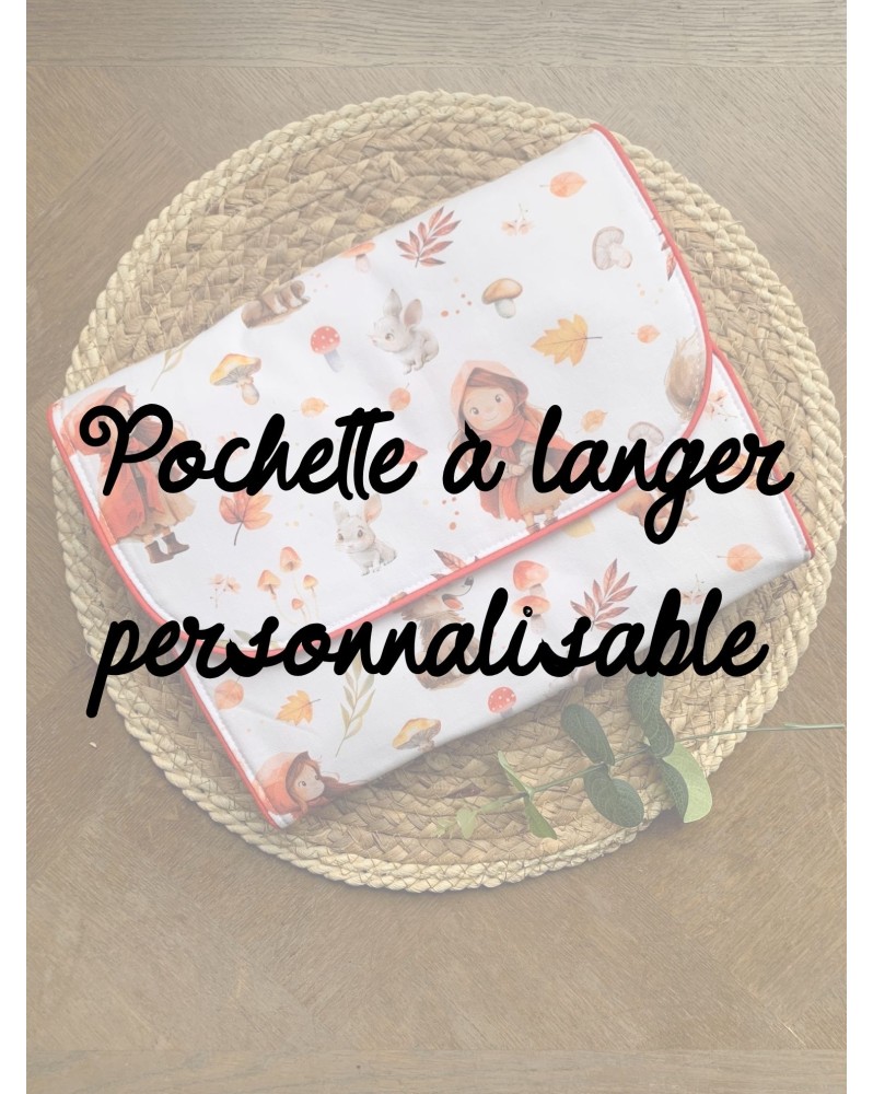 A PERSONNALISER : Pochette à langer + serviette