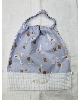 A PERSONNALISER : Serviette bavoir élastique (dès 18 mois)