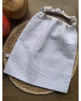 Serviette bavoir élastique "Montgolfière"