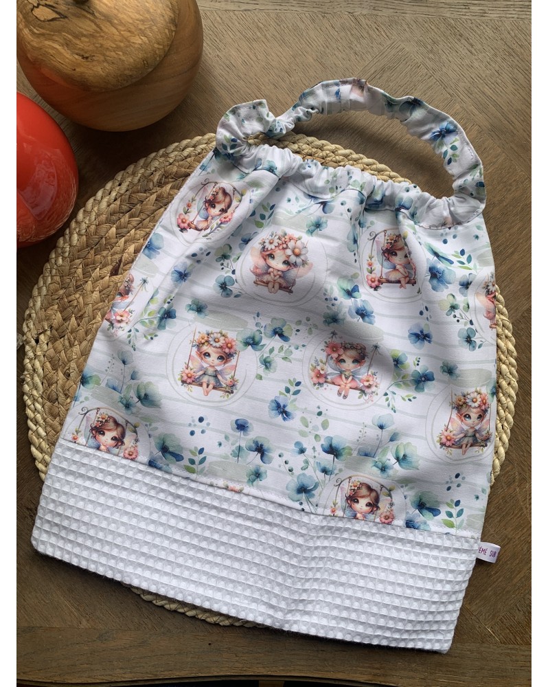 Serviette bavoir élastique "Fées"