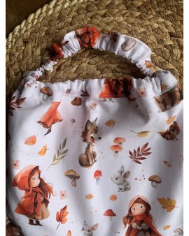 Serviette bavoir élastique "Chaperon"