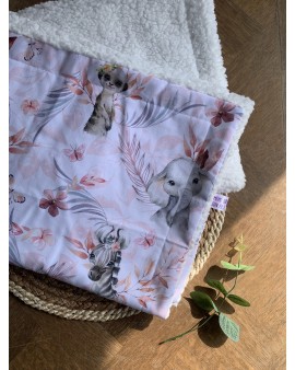 Douillette - Petit Plaid "Tropical Rose"