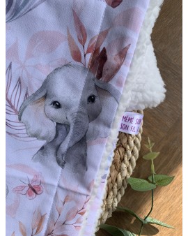 Douillette - Petit Plaid "Tropical Rose"