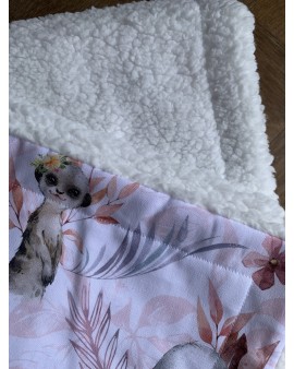 Douillette - Petit Plaid "Tropical Rose"