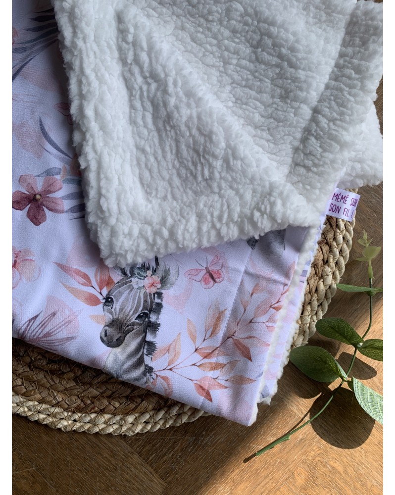 Douillette - Petit Plaid "Tropical Rose"