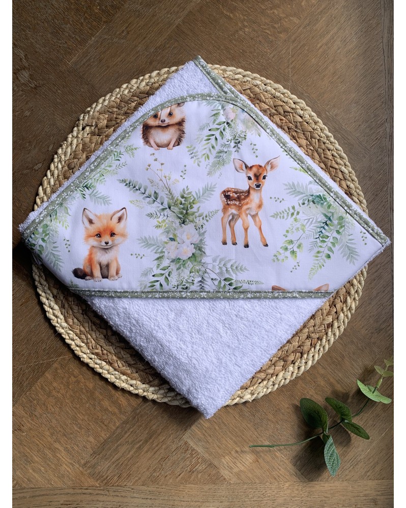 Cape de bain bébé Merveilles de la forêt