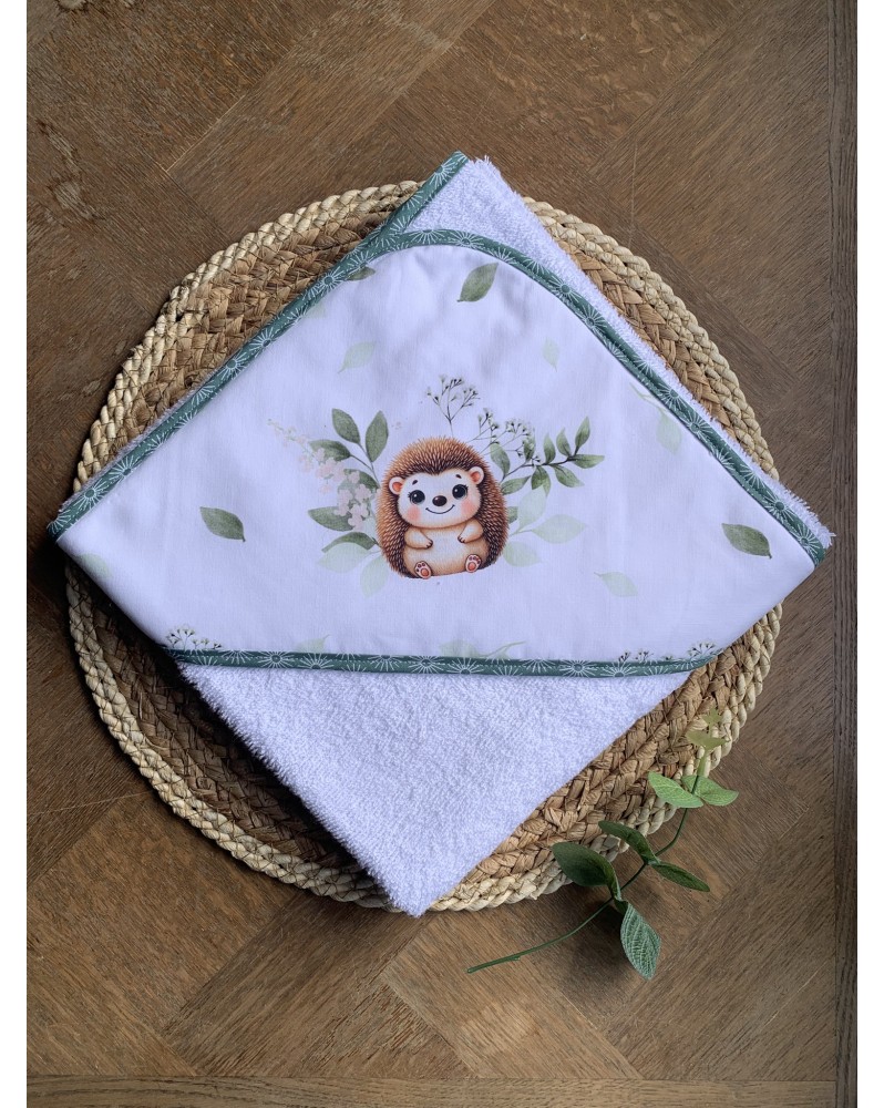 Cape de bain bébé Hérisson