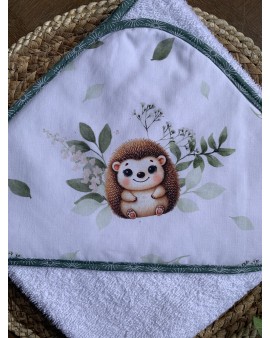 Cape de bain bébé Hérisson