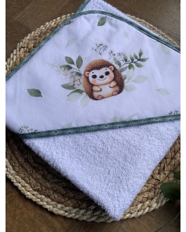 Cape de bain bébé Hérisson