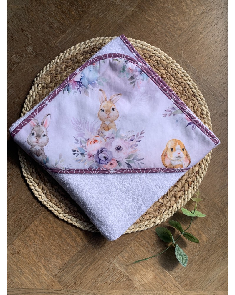 Cape de bain bébé Lapin