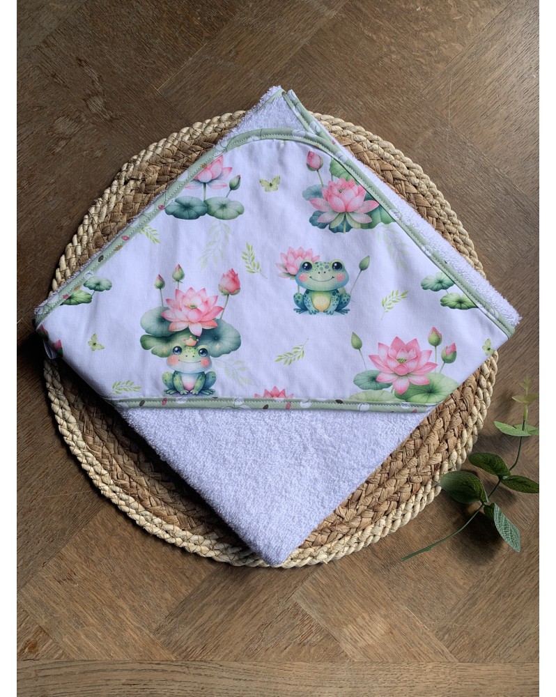 Cape de bain bébé Grenouille