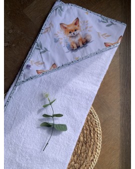 Cape de bain bébé Renardeau