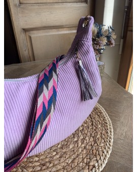 Sac Demi Lune "June" Parme