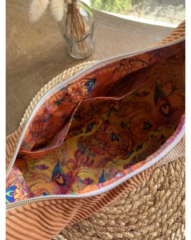 Sac Demi Lune "June" Abricot