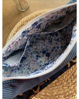 Sac Demi Lune "June" Bleu Marine