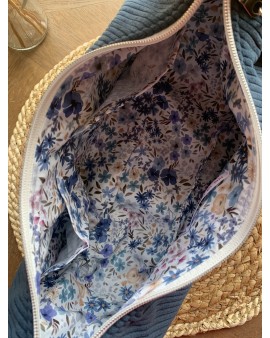 Sac Demi Lune "June" Bleu Marine