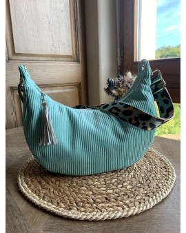 Sac Demi Lune "June" Menthe...