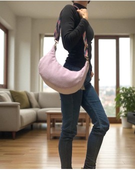 Sac Demi Lune "June" Parme