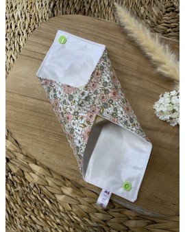 Range Savon Imperméable "Fleurs Rose/Vert"