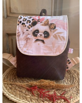 Sac à dos Basile "Panda Léopard"