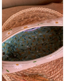 Trousse de toilette Victoria "Marguerites"