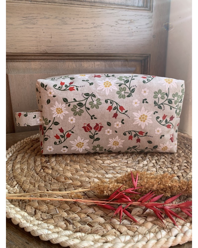 Trousse de toilette Victoria "Fleurs des champs"