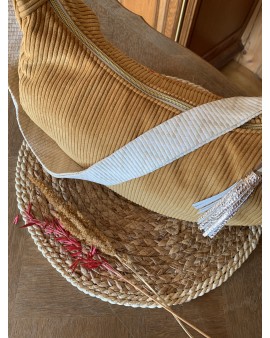 Sac Demi Lune "June" Ocre