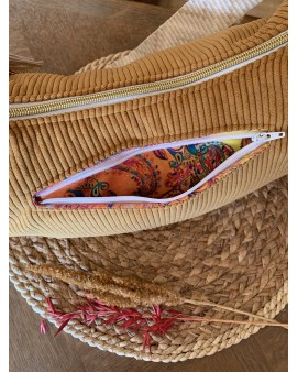 Sac Demi Lune "June" Ocre