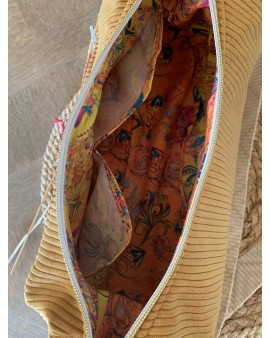 Sac Demi Lune "June" Ocre