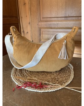 Sac Demi Lune "June" Ocre