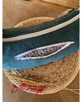 Sac Demi Lune "June" Vert Sapin