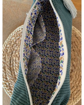 Sac Demi Lune "June" Vert Sapin