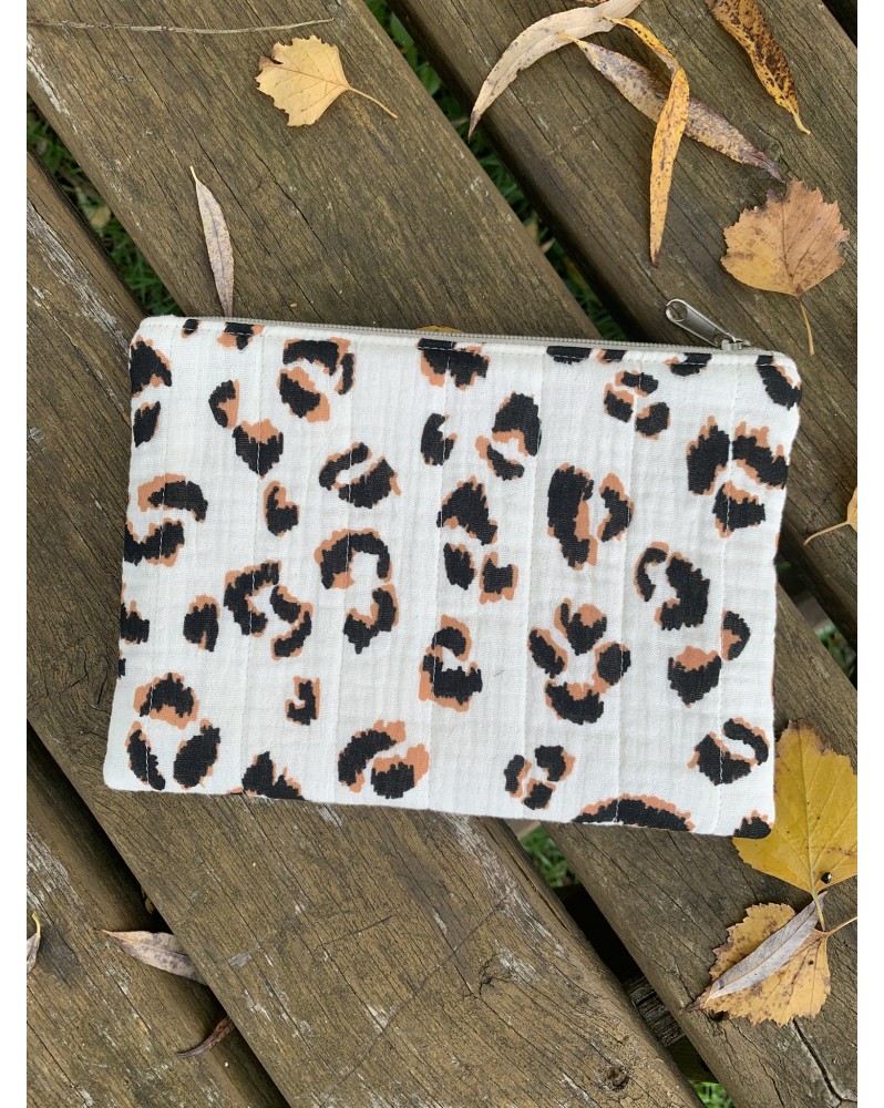 Pochette plate "Soline" DGC Léopard