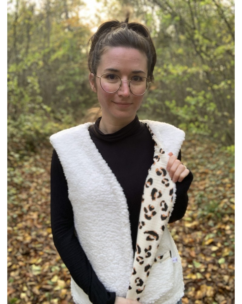 Gilet de Berger Femme "Léopard"