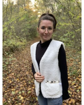Gilet de Berger Femme "Léopard"