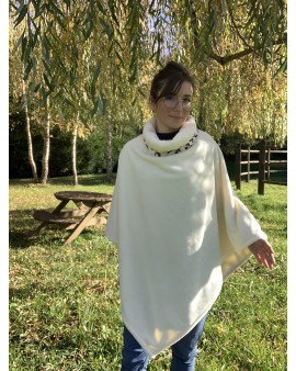 Poncho "Crème"
