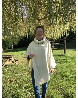 Poncho "Crème"