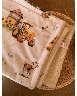 Douillette - Petit Plaid "Ma petite ferme"