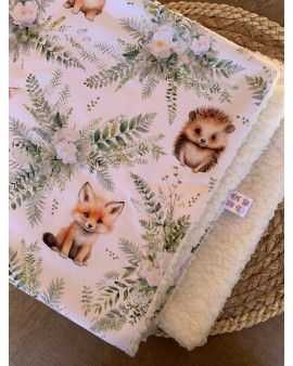 Douillette - Petit Plaid "Merveilles de la forêt"