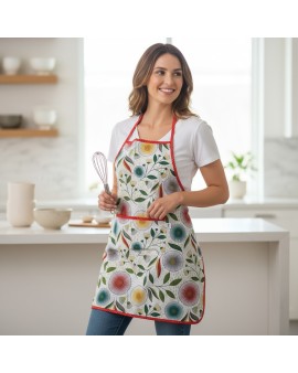Tablier de cuisine "Fleurs...