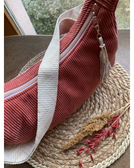 Sac Demi Lune "June" Nectarine