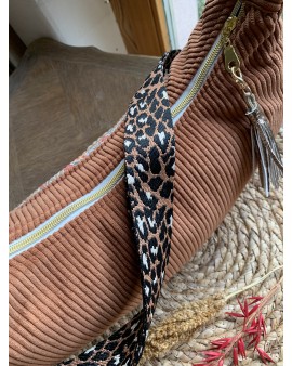 Sac Demi Lune "June" Rouille