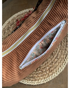 Sac Demi Lune "June" Rouille