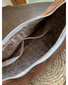 Sac Demi Lune "June" Rouille