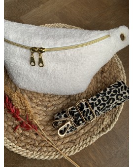 Sac Banane Zoé "Bouclette écru"