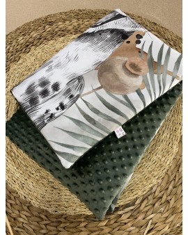 Couverture de lit bébé "Lion Savane"