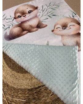 Couverture de lit bébé "Loutre"